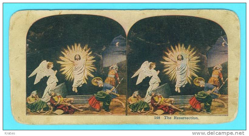 Phptography - Stereoscopes, Religion, Jesus´ Life  In Color - Visionneuses Stéréoscopiques