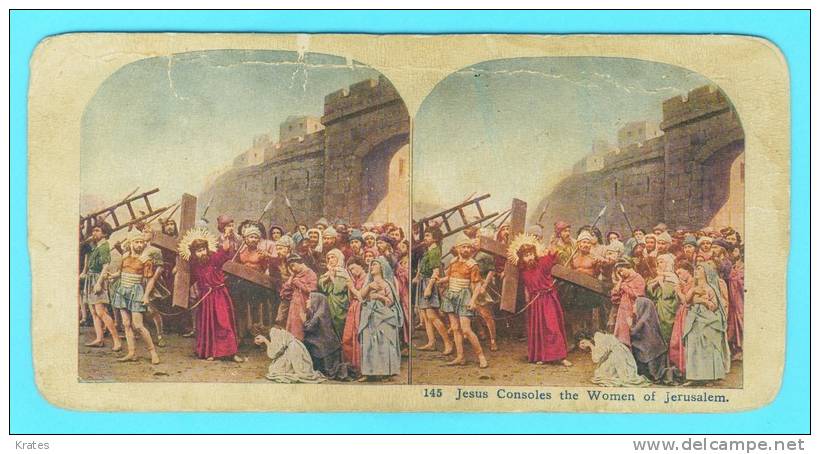 Phptography - Stereoscopes, Religion, Jesus´ Life  In Color - Visionneuses Stéréoscopiques