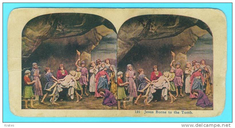 Phptography - Stereoscopes, Religion, Jesus´ Life  In Color - Visionneuses Stéréoscopiques