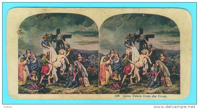 Phptography - Stereoscopes, Religion, Jesus´ Life  In Color - Visionneuses Stéréoscopiques