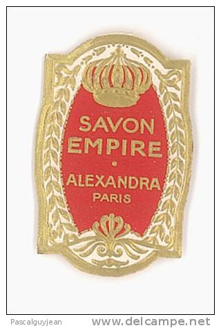 ETIQUETTE SAVON EMPIRE - ALEXANDRA - PARIS - Etichette