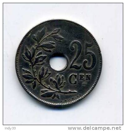 - BELGIQUE . 25 C. 1922 . - 25 Cents