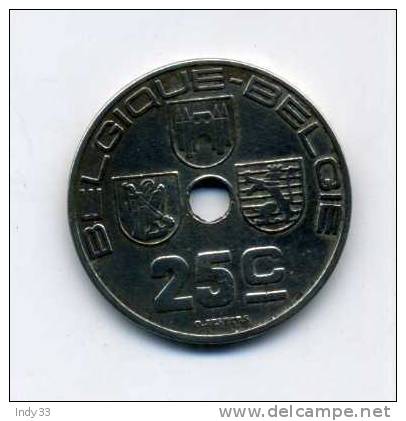 - BELGIQUE . 25 C. 1939 . - 25 Cent