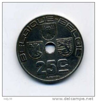 - BELGIQUE . 25 C. 1939 . - 25 Centimes