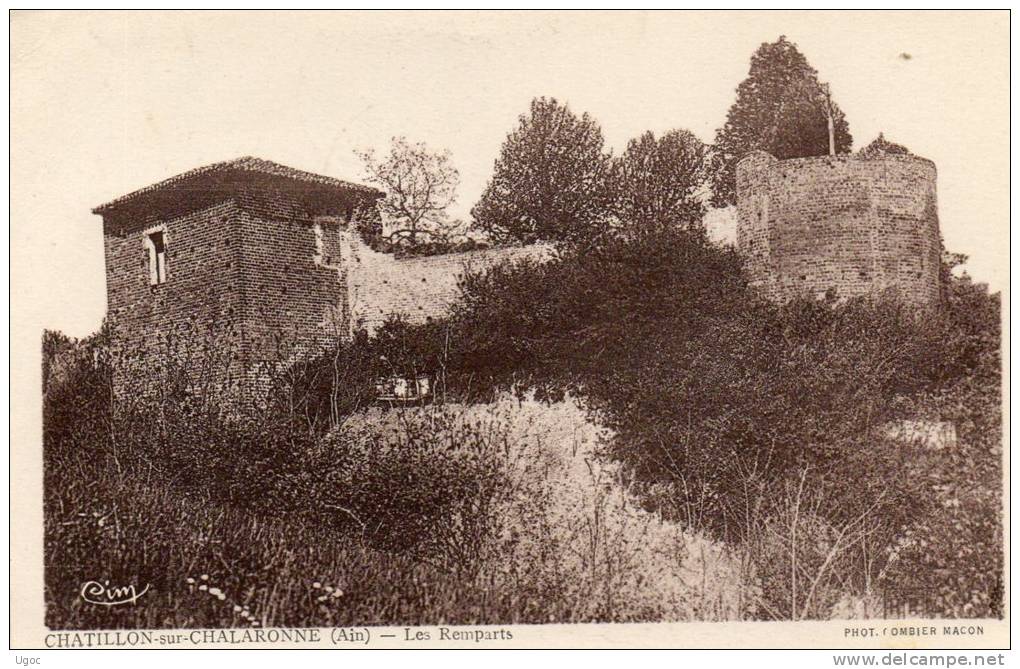 CPA - 01 - CHATILLON-SUR-CHALARONNE - Les Remparts - 084 - Châtillon-sur-Chalaronne