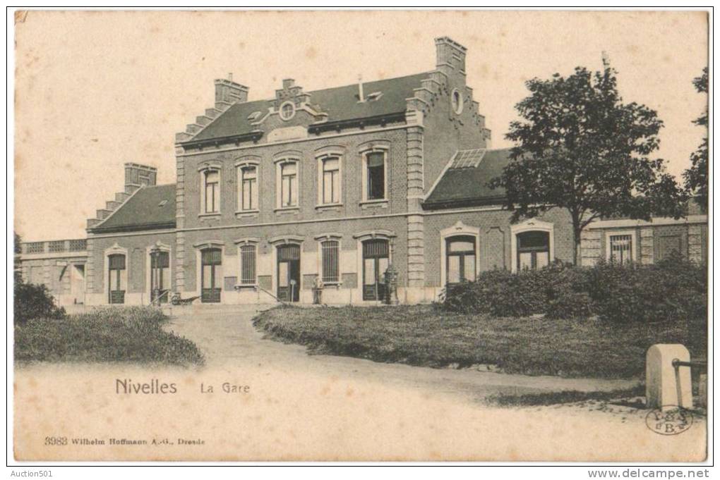 08293g  GARE - Nivelles - 1907 - Nivelles