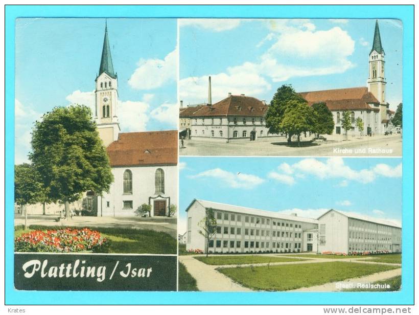 Postcard - Plattling  (V 10847) - Plattling