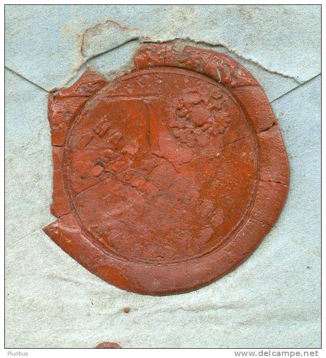 RARE!  1888  RUSSIA  POLAND  LITHUANIA  LATVIA  MONEY LETTER WITH WAX SEALS , MARIAMPOLE   TO  TUKUMS  TUCKUM - Briefe U. Dokumente