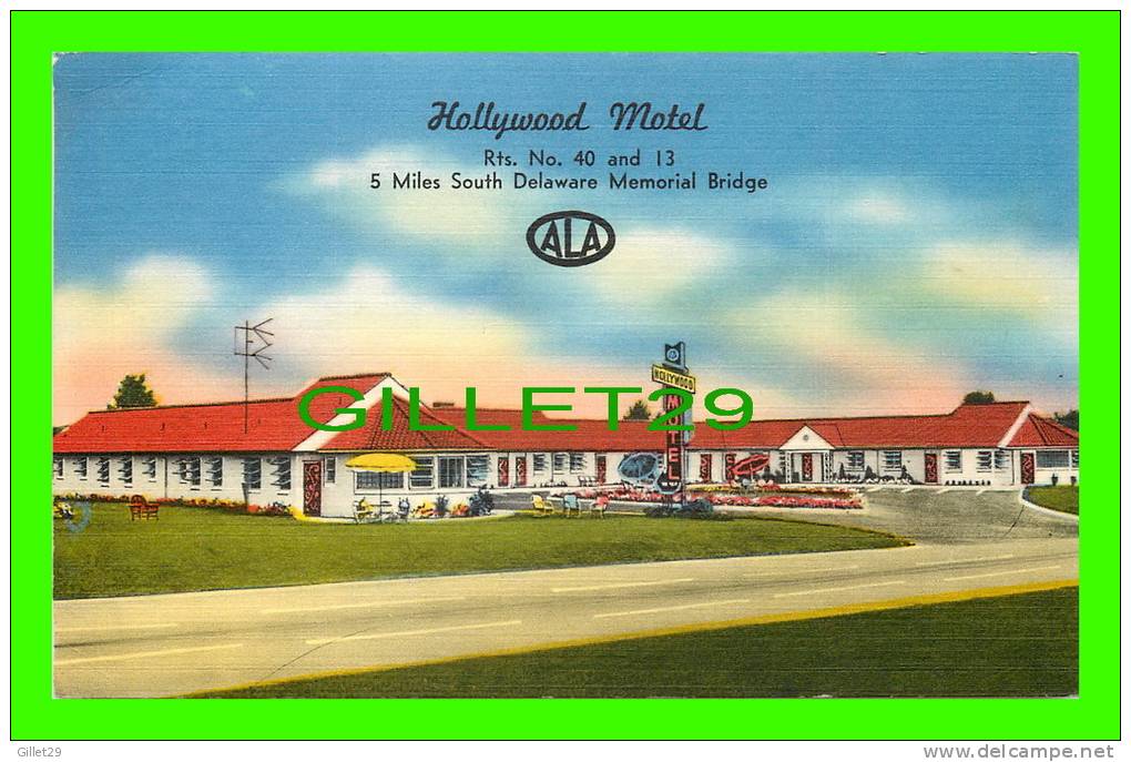 NEW CASTLE, DE - HOLLYWOOD MOTEL - - Autres & Non Classés