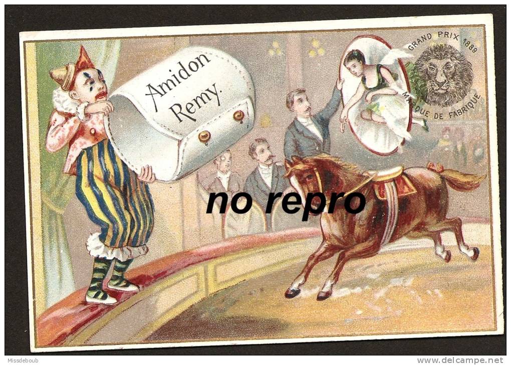 Chromo - Amidon Remy - Grand Prix 1889 - Cirque Clown - - Autres & Non Classés