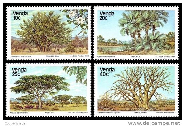 (03) Venda   Plants / Pflanzen / Flora / Trees / Arbres / Bäume   ** / Mnh  Michel 62-65 - Venda