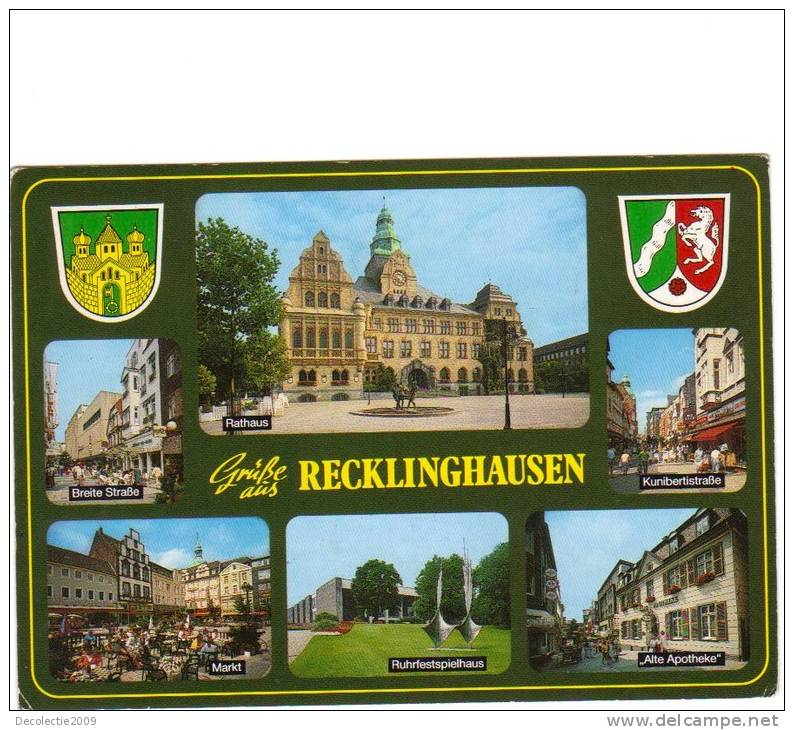 ZS28868 Germany Recklinghausen Stadt Der Ruhrfestspiele Multiviews Used Perfect Shape Back Scan At Request - Recklinghausen