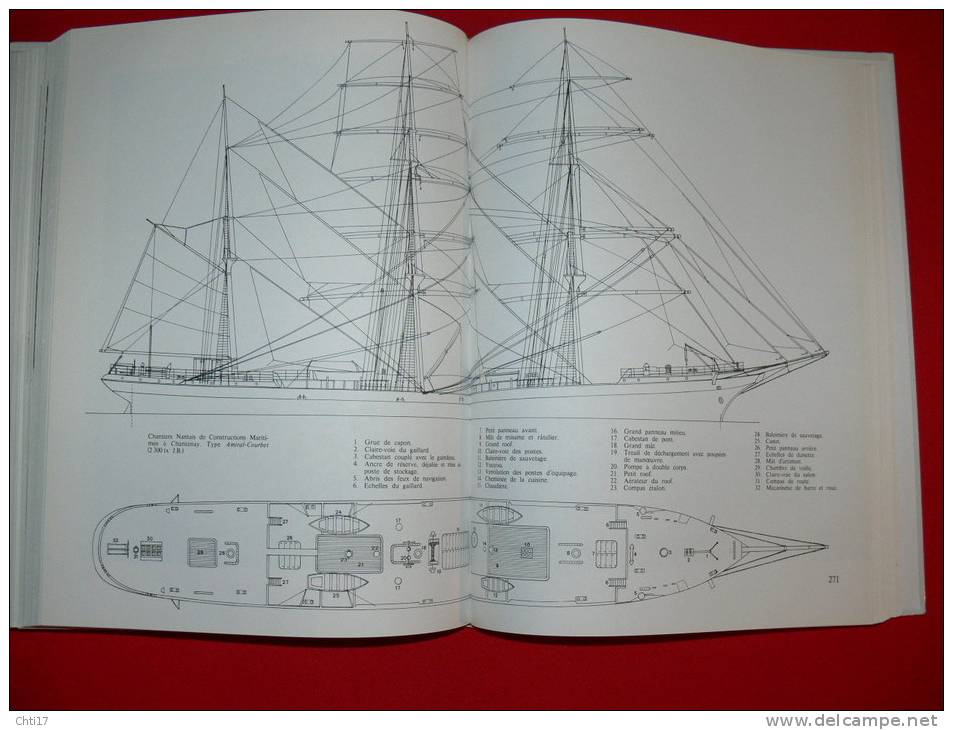 GRANDS VOILIERS FRANCAIS 1880-1930 CONSTRUCTION GREEMENT MANOEUVRE VIE A BORD EDIT CELIV 1986 VALEUR 43 EUROS