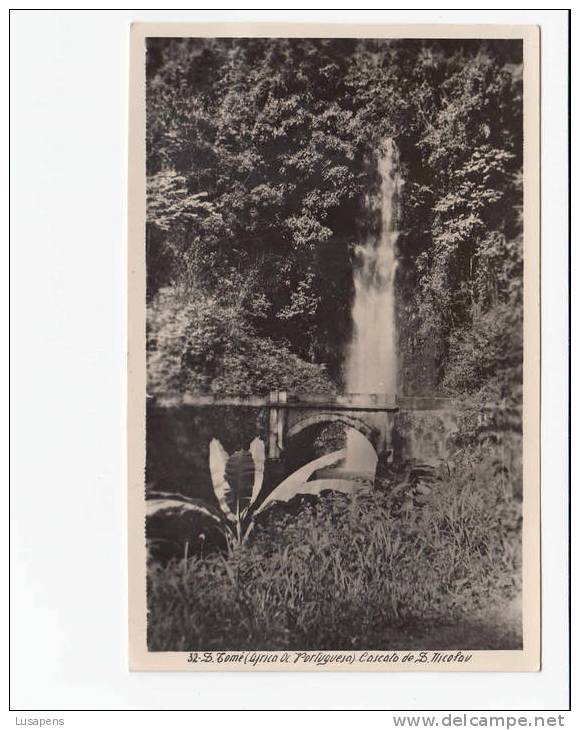 PORTUGAL - SÃO TOMÉ E PRINCIPE  [027] - CASCATA DE S. NICOLAU - PONTE - Santo Tomé Y Príncipe