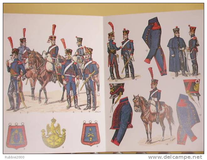 ARTILLERIE A CHEVAL 1804 1815 UNIFORME ARMEMENT EQUIPEMENT PAR ROUSSELOT EMPIRE CANONIER SABRETACHE SHAKO DOLMAN - Uniformes