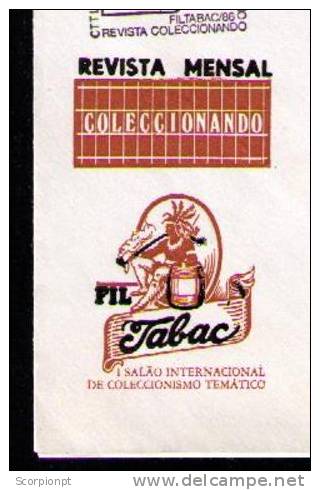 Portugal Tabac Tobacco Flora Cover Pmk Sp1958 - Tabaco
