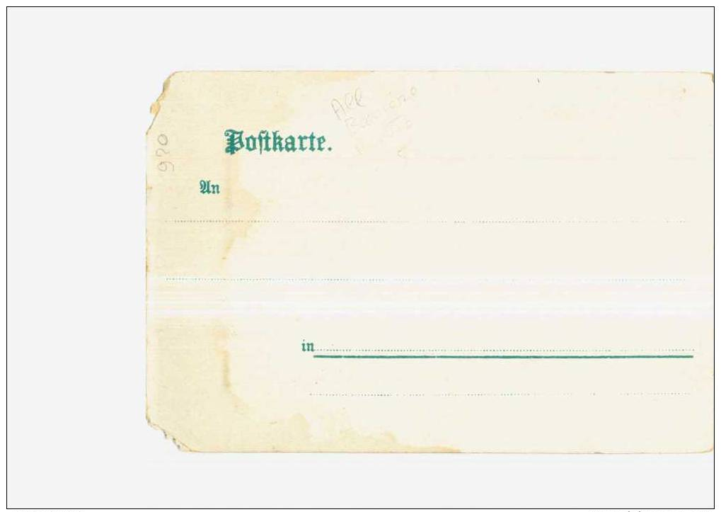 930 )INNERES DER ALTDEUTSCHEN WEINSTUBE UND HOTEL 2 SCHLUSSEI     . 2 Scans. Année: 1905 - Sonstige & Ohne Zuordnung