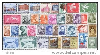 ITALIA REPUBBLICA ANNATA COMPLETA 1961 NUOVA MNH  + OMAGGIO VEDI DESCRIZIONE - Full Years