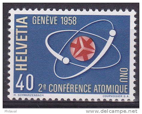 No 338 ** - Conférence Atomique - Unused Stamps