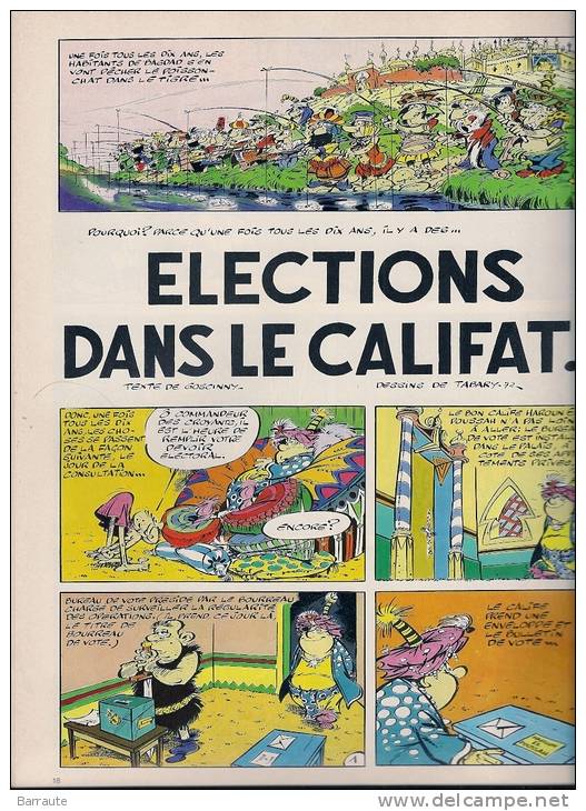 PILOTE N° 665 Du 03 /08/1972  .Dessin De Couverture Signé TABARY. 4 Planches DELIRIUS+2 Planches Asterix LE DEVIN . - Pilote