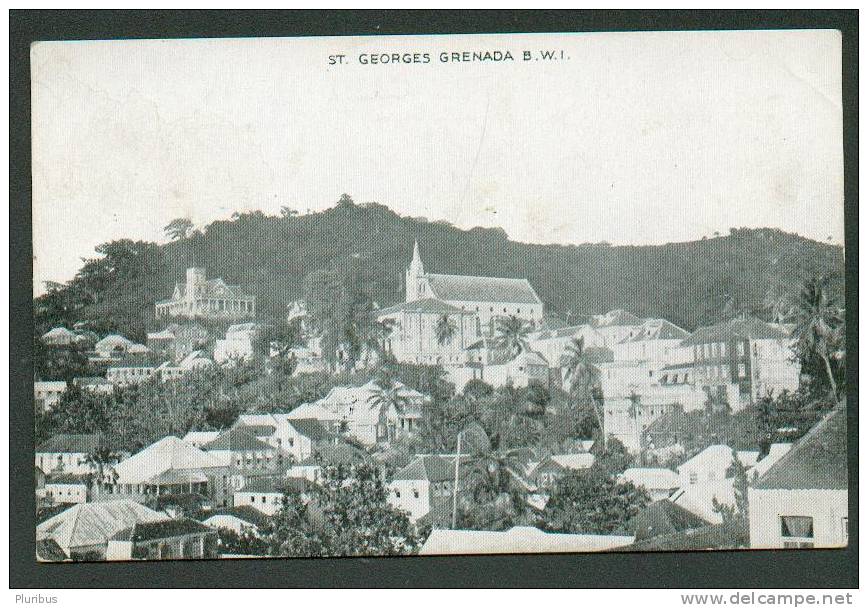 ST. GEORGES  GRENADA  BWI , OLD POSTCARD - Virgin Islands, British