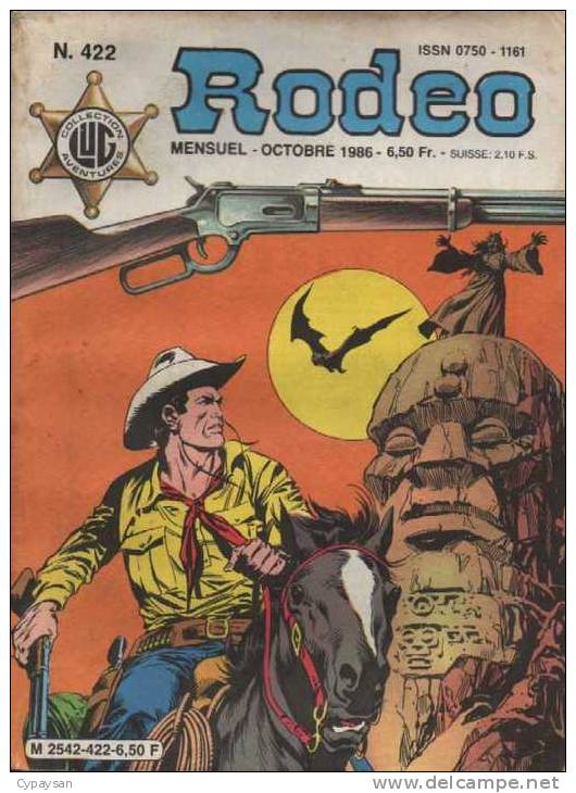 RODEO N° 422  BE LUG 10-1986 - Rodeo