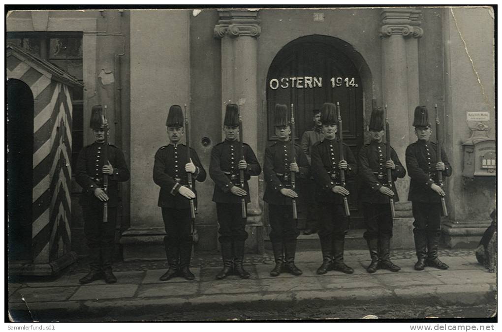 AK/CP   GRUPPENFOTO  UNIFORM  CULM    1.WK  Gel./circ. 1914  Im Brief   Erhaltung/Cond.  2- , Eckknick    Nr. 5896 - Weltkrieg 1914-18