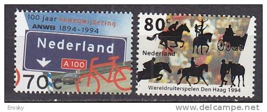 R0023 - NEDERLAND PAYS BAS Yv N°1482/83 ** ANIMAUX ANIMALS - Nuovi