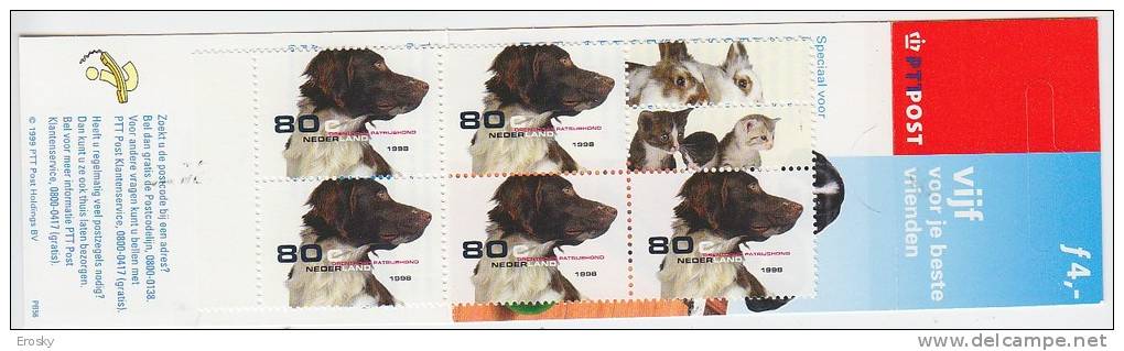 E934 - NEDERLAND PAYS BAS Yv N°1648 CARNET ** ANIMAUX ANIMALS - Carnets Et Roulettes