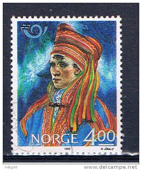 N Norwegen 1989 Mi 1018 Tracht - Used Stamps