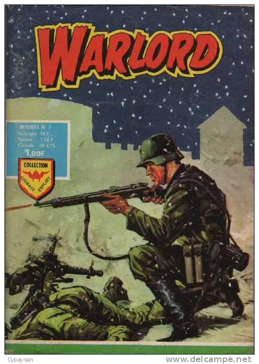 WARLORD N° 2 BE AREDIT 10-1975 - Arédit & Artima