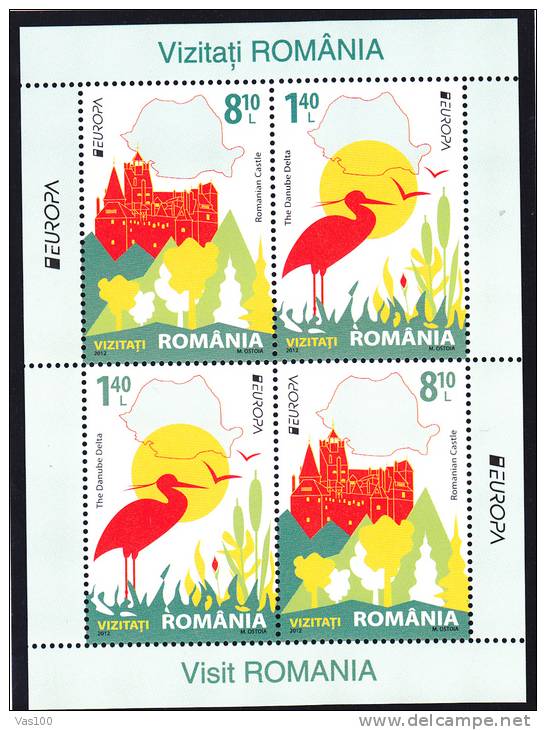 EUROPA 2012 BLOCK  MNH,model B  ROMANIA - 2012