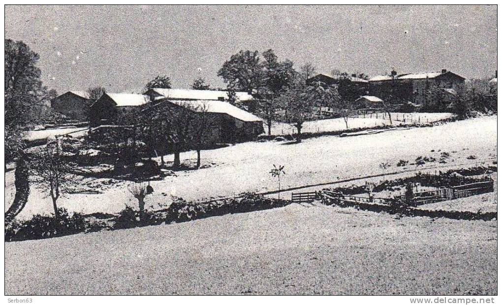 CARTE POSTALE ANCIENNE CPA 63 LA GENESTE N° 12 SOUS LA NEIGE AUVERGNE PUY De DÔME EDITIONS CLICHE H.L. NON ECRITE - Issoire