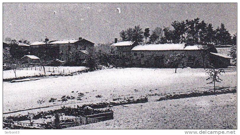 CARTE POSTALE ANCIENNE CPA 63 LA GENESTE N° 12 SOUS LA NEIGE AUVERGNE PUY De DÔME EDITIONS CLICHE H.L. NON ECRITE - Issoire