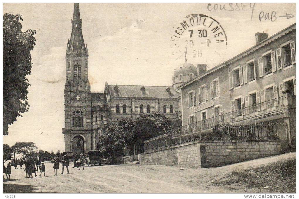 COUSSEY PUB AU DOS POUR HOTEL DE LA BASILIQUE BOIS CHENU PAR COUSSEY - Coussey