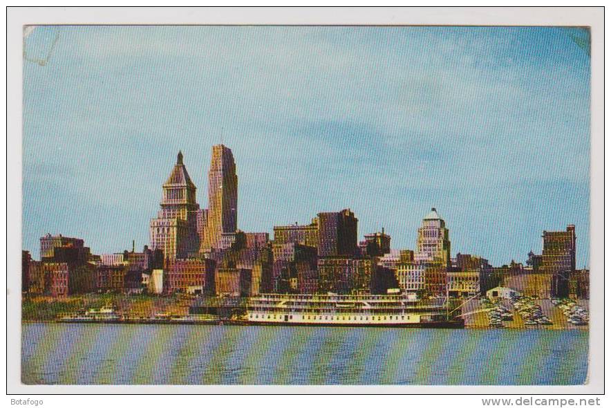 CPM SKYLINE OF CINCINANTI EN 1951 - Cincinnati