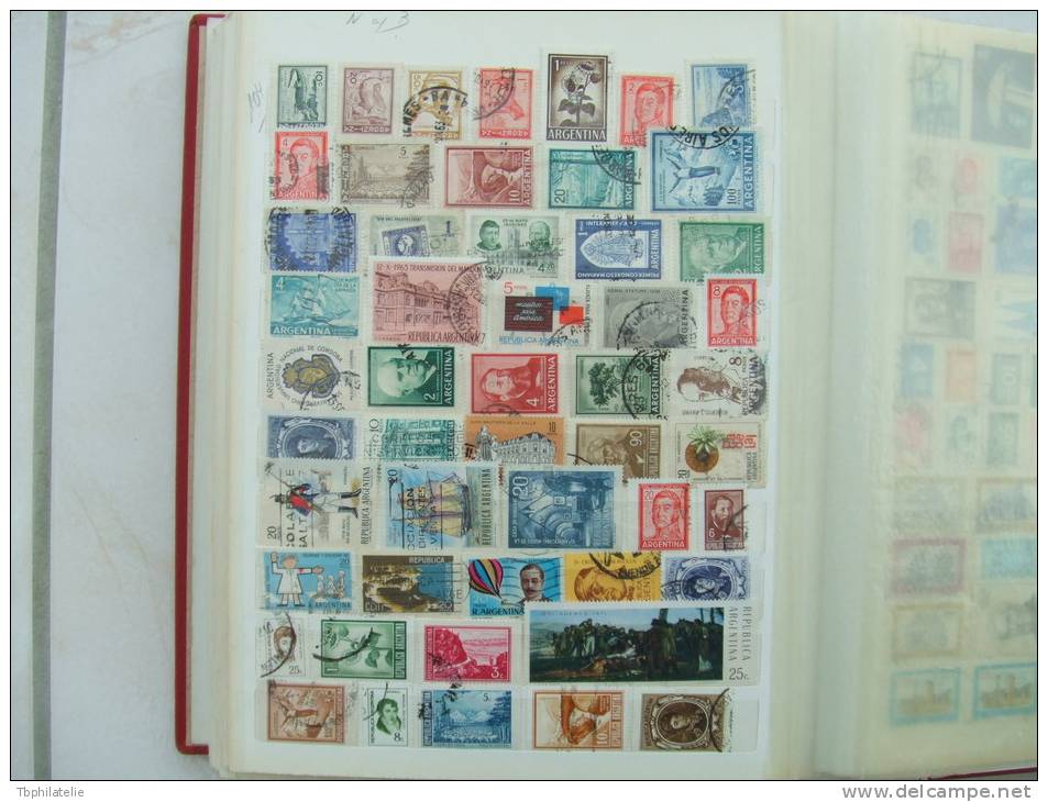 VEND LOT DE + 150 TIMBRES D ´ ARGENTINE , 1959 - 1993 , DONT N° 1559-1617-1648-1826 !!!! (b) - Colecciones & Series