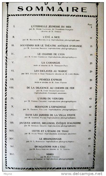 Trains  - P.L.M. - SNCF - AGENDA P.L.M  De  1924 - Briançon Nais - Etang De Thau - Publicités Multiples Etc  Etc - Autres & Non Classés