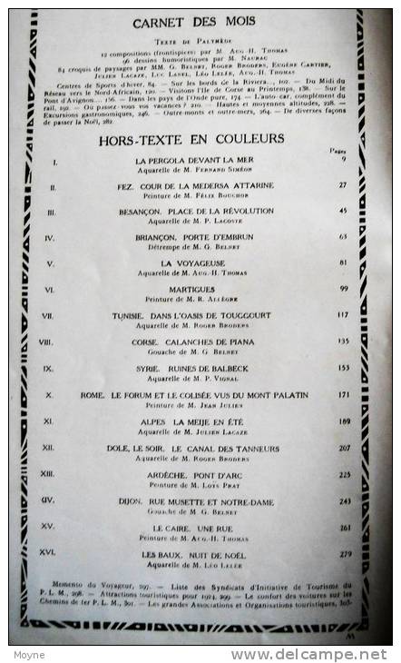 Trains  - P.L.M. - SNCF - AGENDA P.L.M  De  1924 - Briançon Nais - Etang De Thau - Publicités Multiples Etc  Etc - Autres & Non Classés