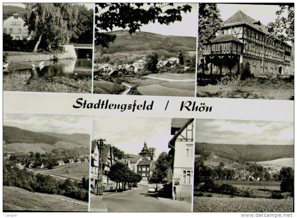 AK Stadtlengsfeld/Rhön, Gel 1974 - Rhön
