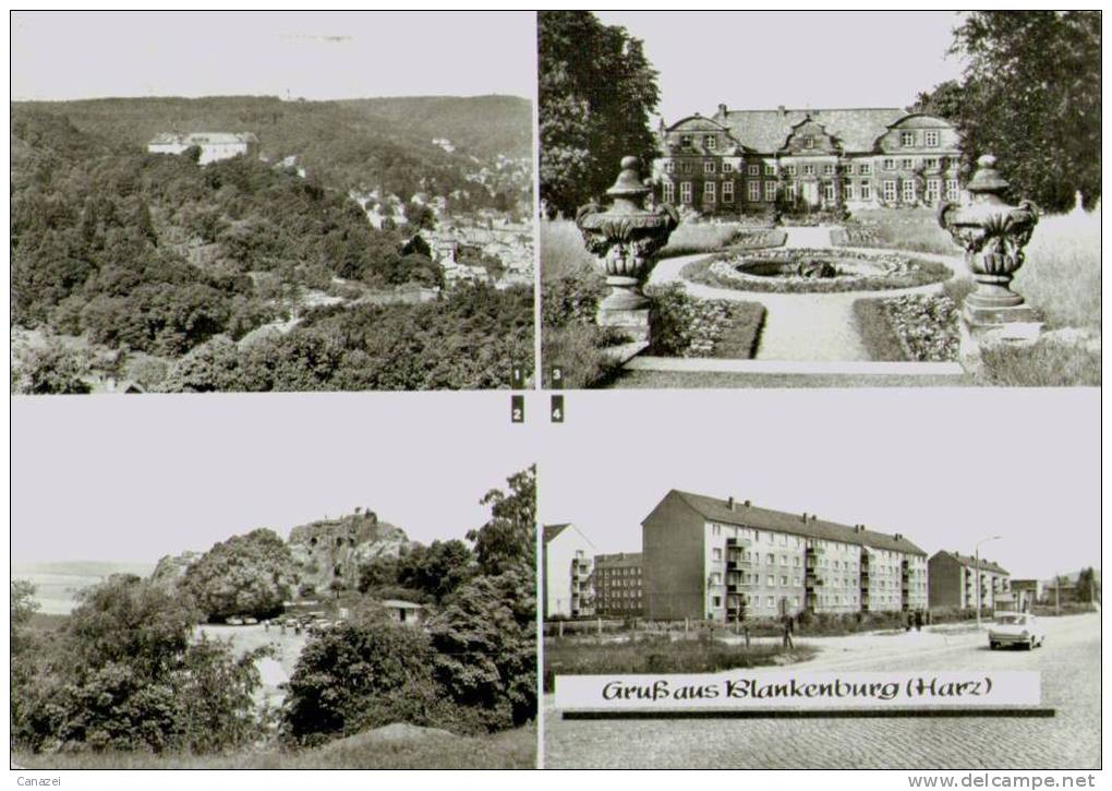 AK Blankenburg, Siedlung Regenstein, Burgruine, Schloß, Heimatmuseum, Gel, 1978 - Blankenburg