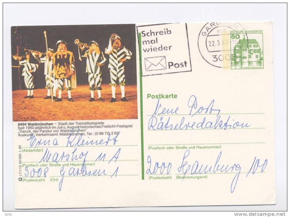 1136.  Waldmunchen - Postkaarten - Gebruikt