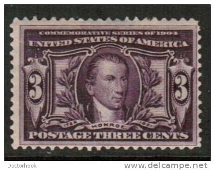 U.S.A.   Scott #  325*  F-VF MINT Hinged - Neufs