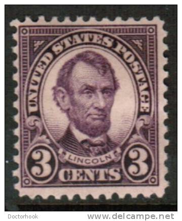 U.S.A.   Scott #  555*  F-VF MINT Hinged - Neufs