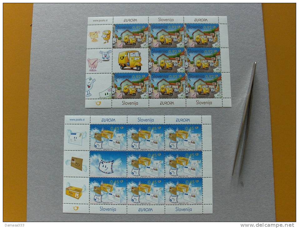 EUROPA CEPT ANNO 2008 SLOVENIA FOGLIETTI /SHEETS NUOVI FDC - 2008