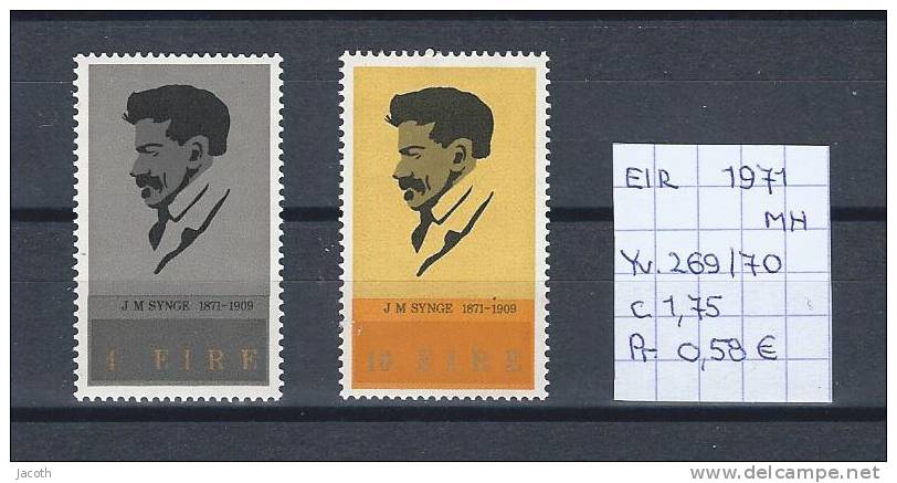 Eire 1971 - Yv. 269/70 Postfris Met Plakker/neuf Avec Charnière/MH - Ungebraucht