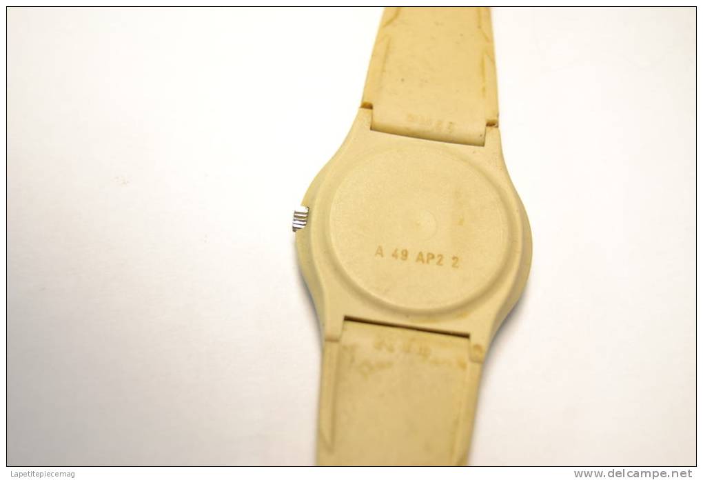 Ancienne Montre SUISSE Plastique Années 1970 - 1980 GTI RK - Watches: Old