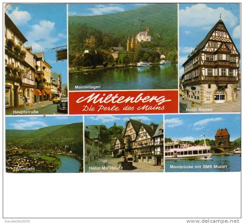 ZS28885 Germany Miltenberg A Mains Multiviews Used Perfect Shape Back Scan At Request - Miltenberg A. Main