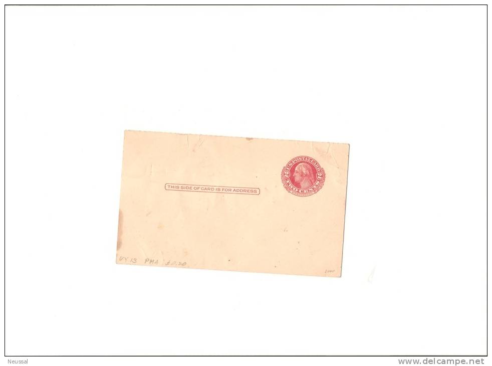 Carta Postal 2 Cts - Cartes-Maximum (CM)