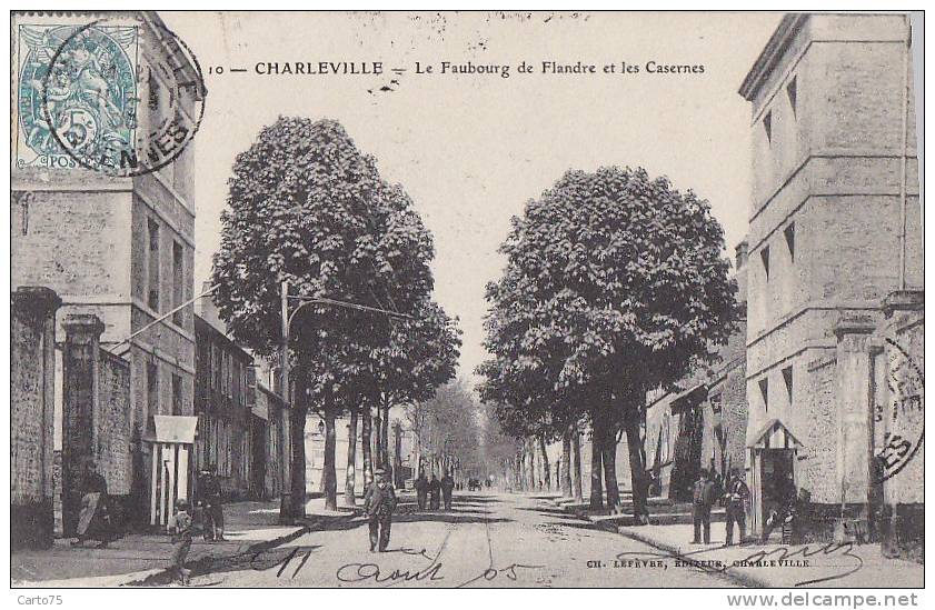 Charleville 08 - Faubourg De Flandre -  Militaria Caserne - Charleville